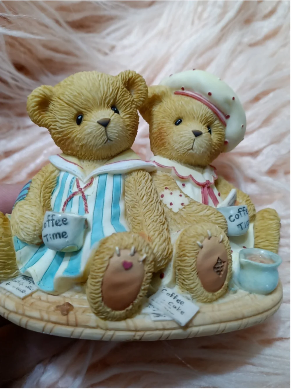 Cherished Teddies “Our Friendship Is The Perfect Blend” Marnie & Rissa Coffee